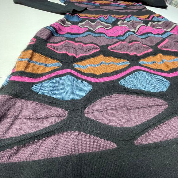 M Missoni iconic multicolor Knit Dress 42/6 signature Missoni Pattern - Picture 8 of 8